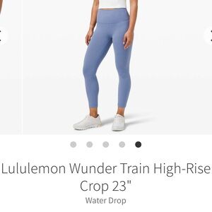 Lululemon Wonder Train High Rise Leggings